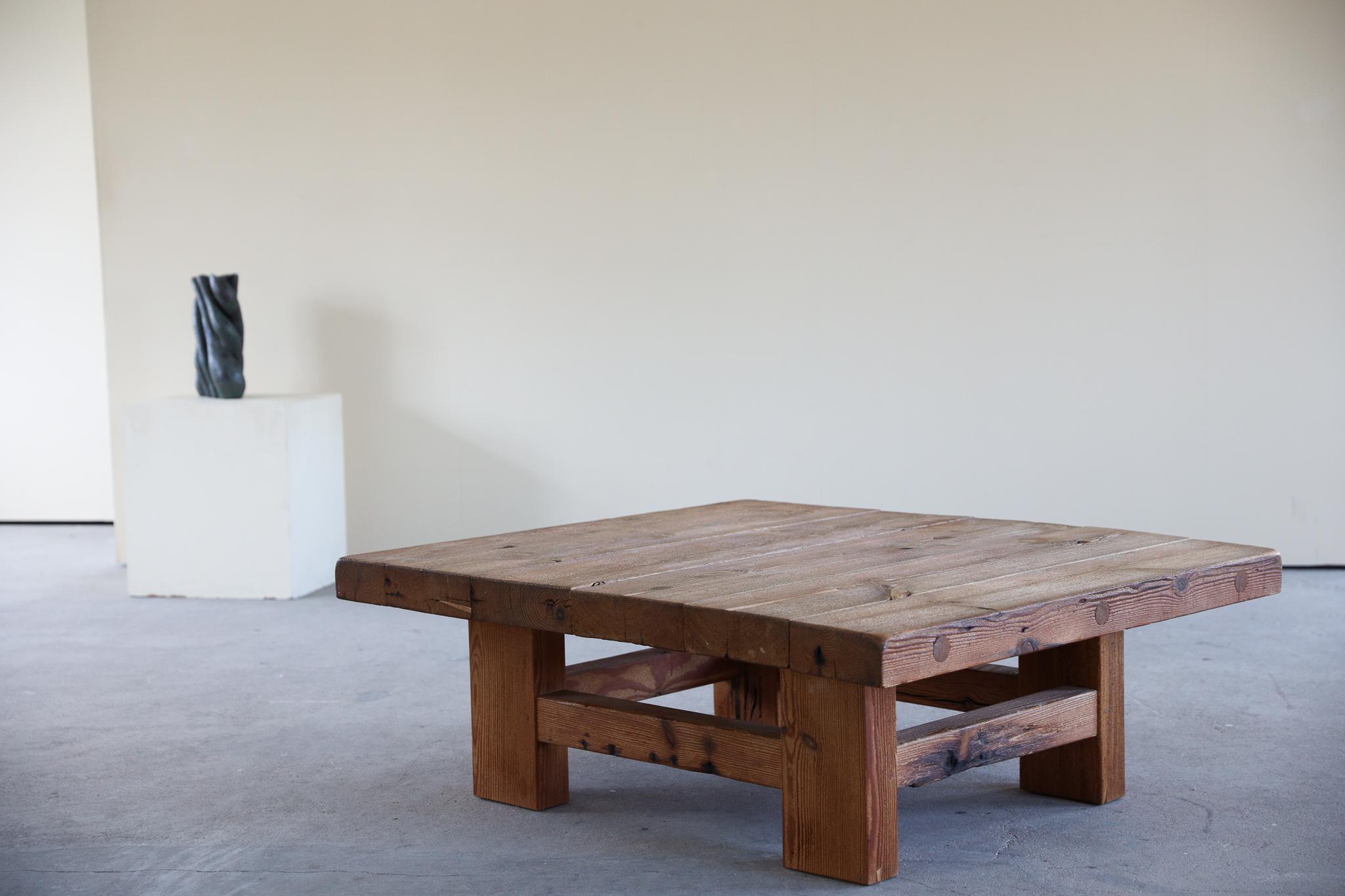 Danish Solid Pomeranian Pine Coffee Table by Jens Lyngsøe, 1980s 5