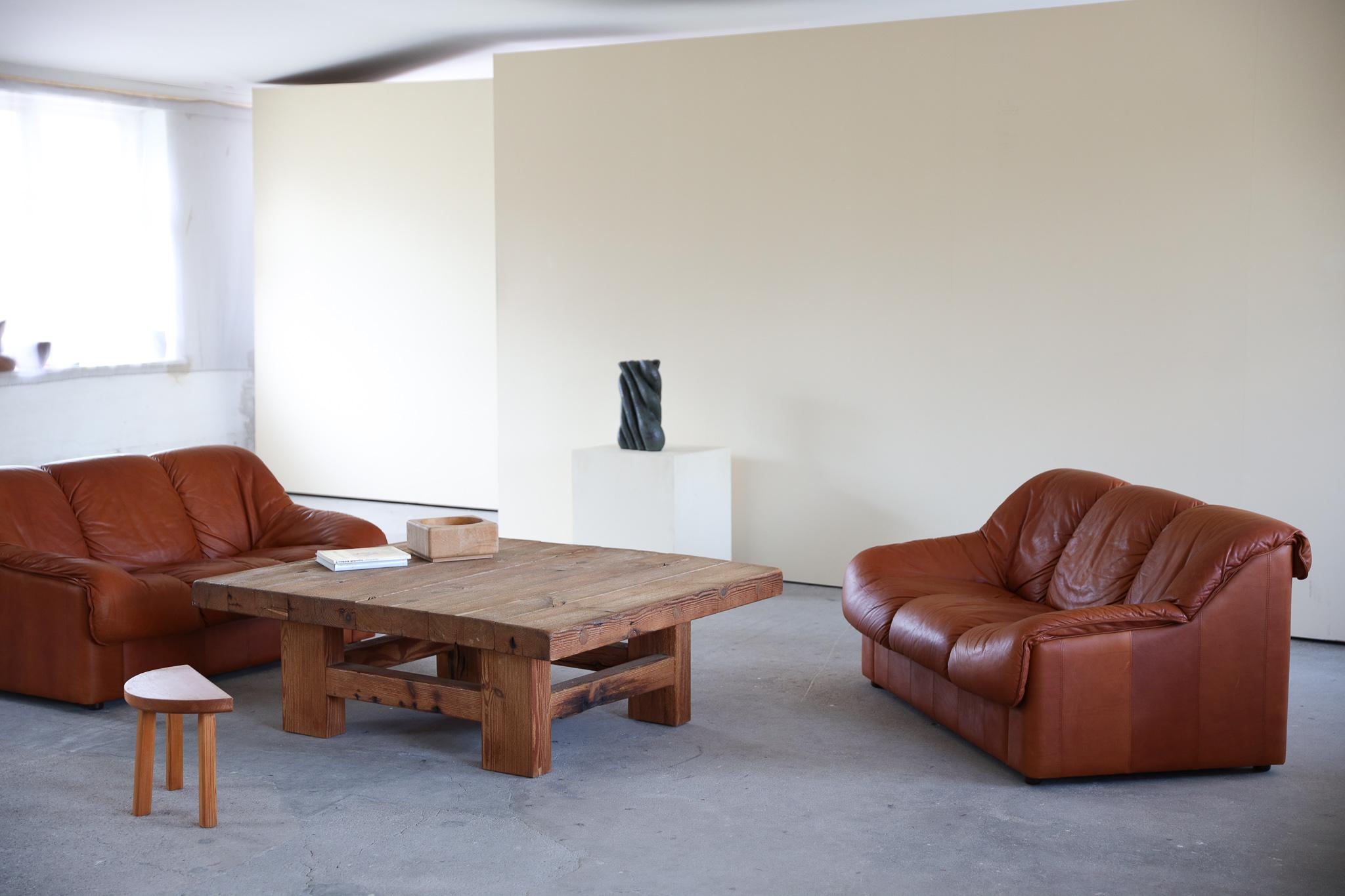 Mid-Century Modern Danish Solid Pomeranian Pine Coffee Table by Jens Lyngsøe, 1980s