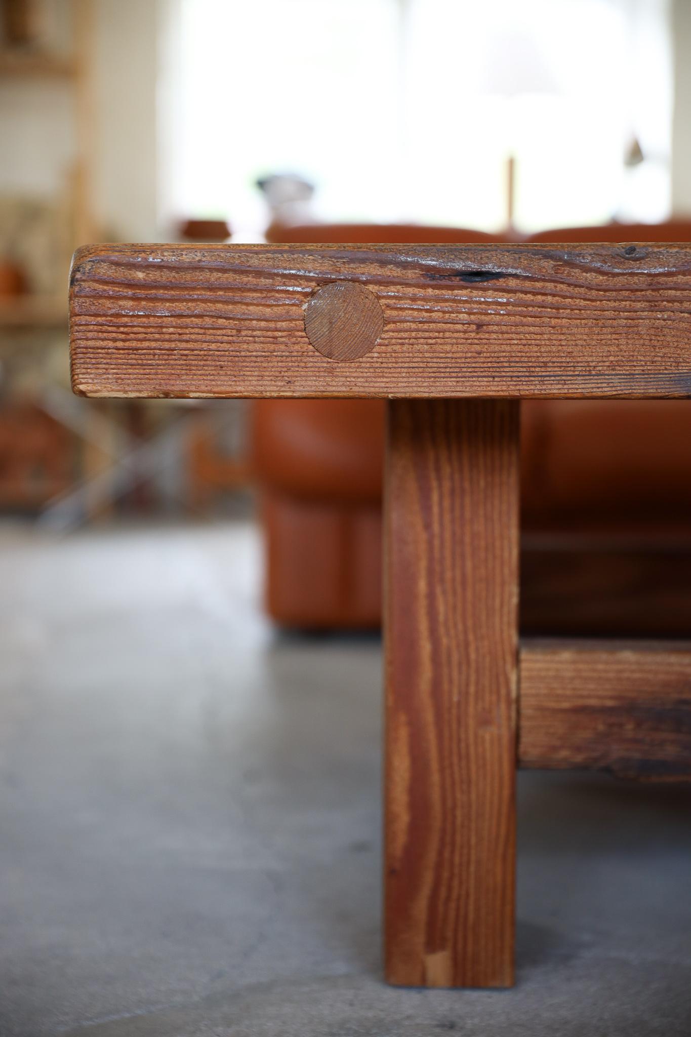 Danish Solid Pomeranian Pine Coffee Table by Jens Lyngsøe, 1980s 2