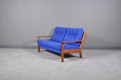 Danish Solid Teak 2-Seat Sofa by Juul Kristensen for Glostrup, 1960s