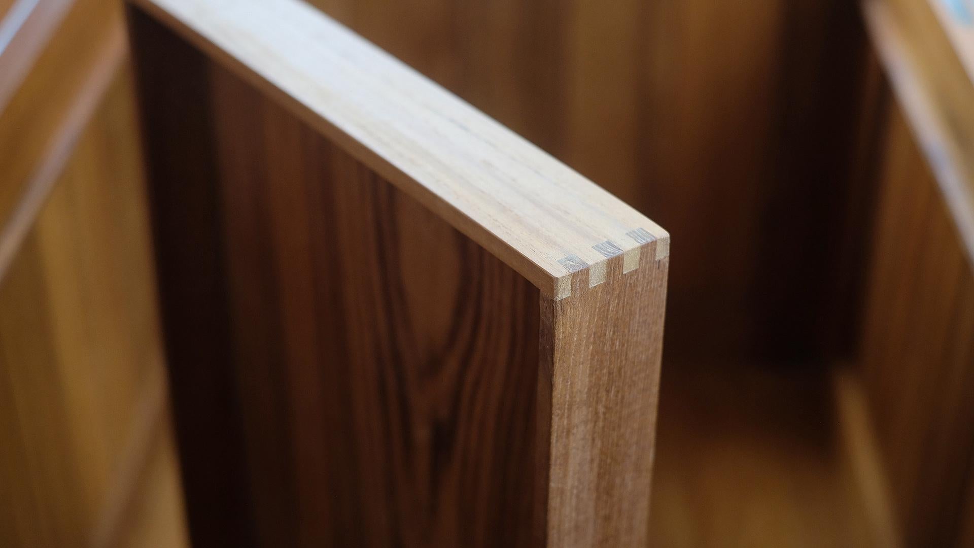 Danish Solid Teak Blanket Box by Randers 7