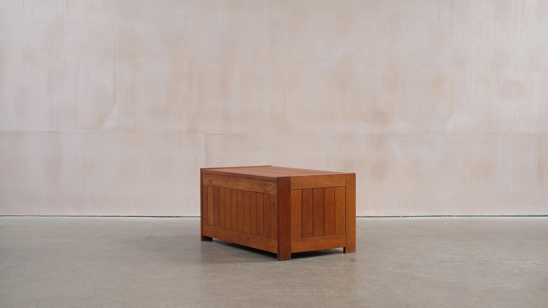 Danish Solid Teak Blanket Box by Randers 1