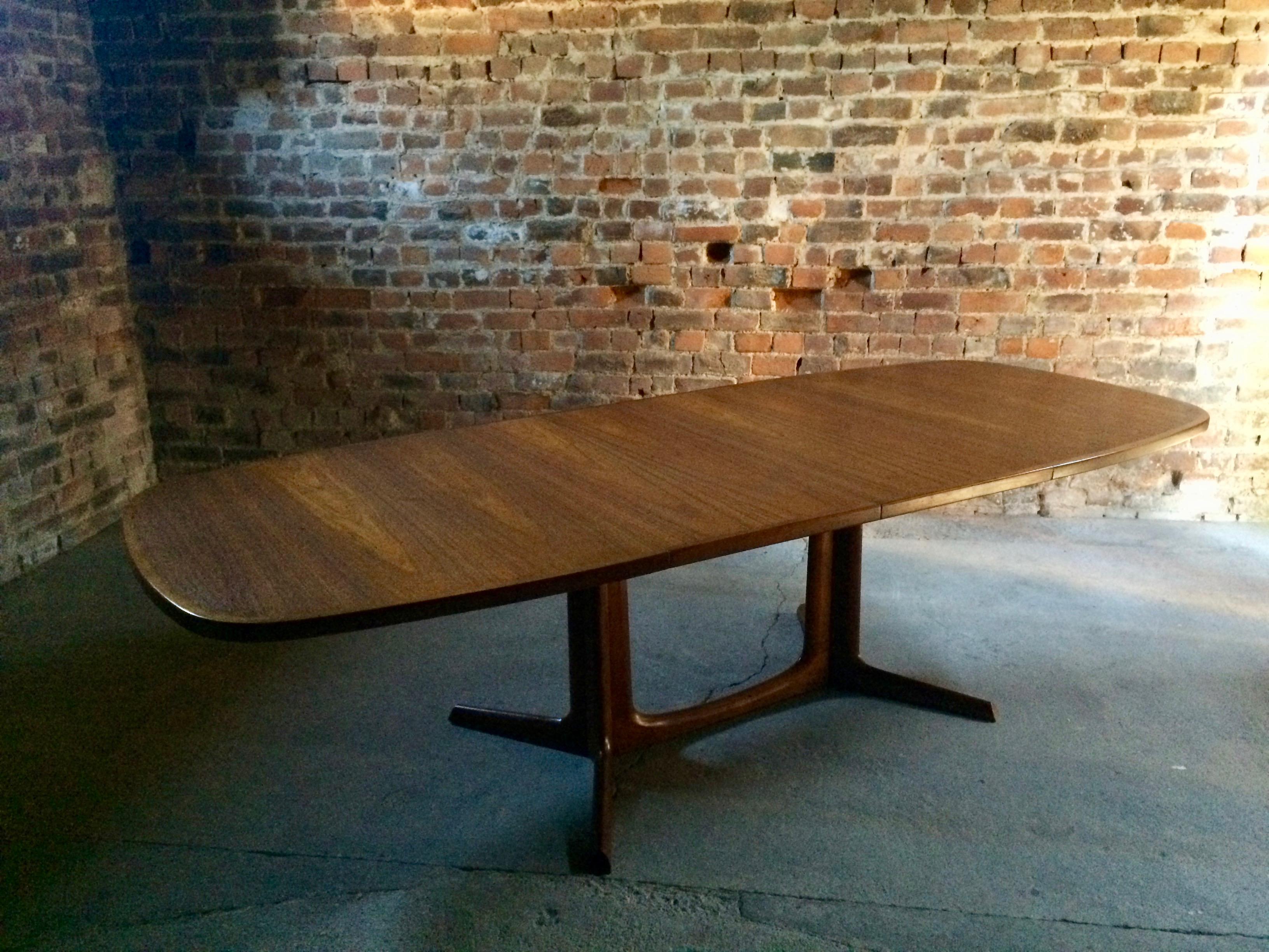 Danish Solid Teak Dining Table by Niels Otto Moller for Gudme Mobelfabrik, 1960s 5