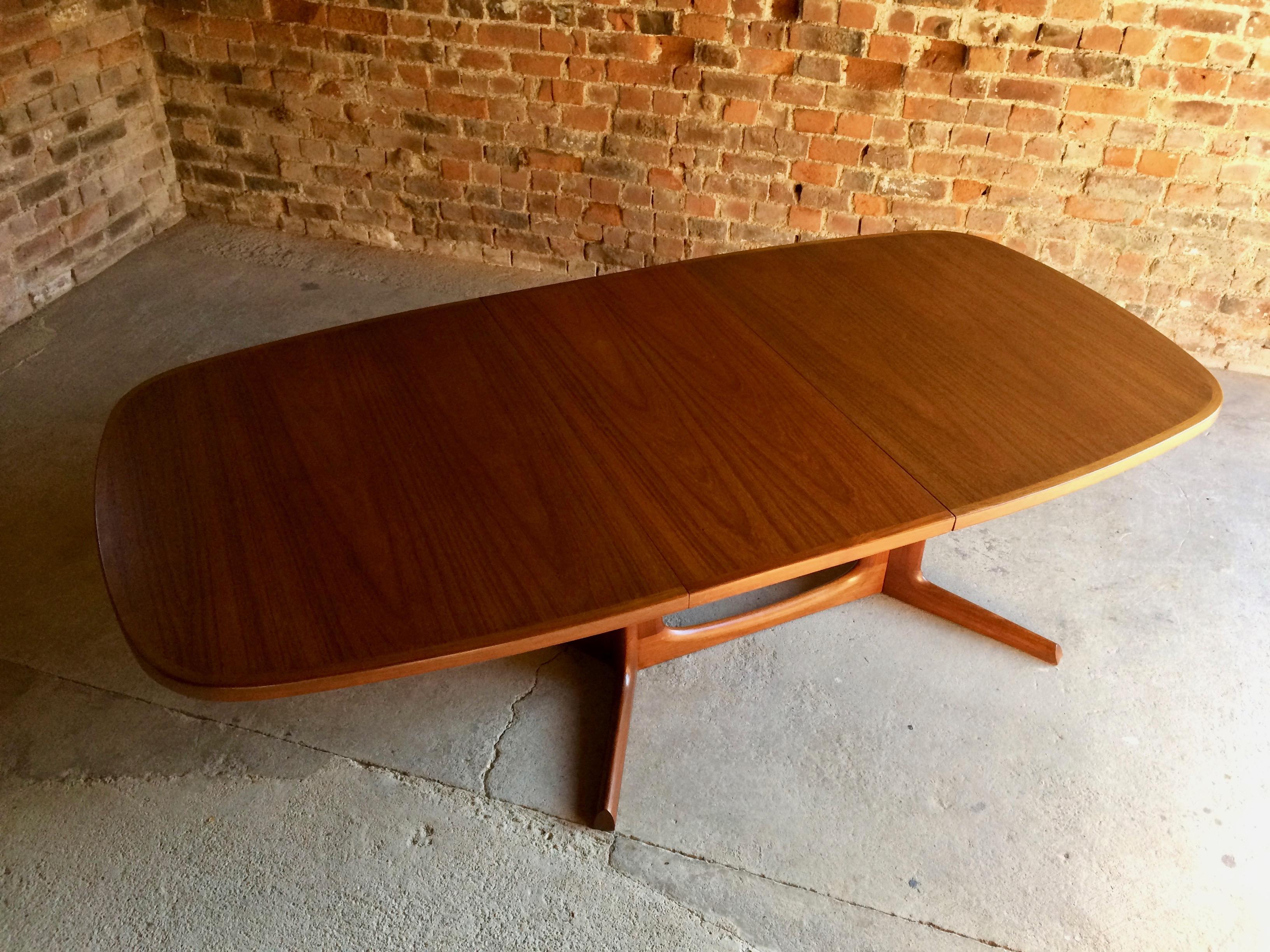 Danish Solid Teak Dining Table by Niels Otto Moller for Gudme Mobelfabrik, 1960s 1