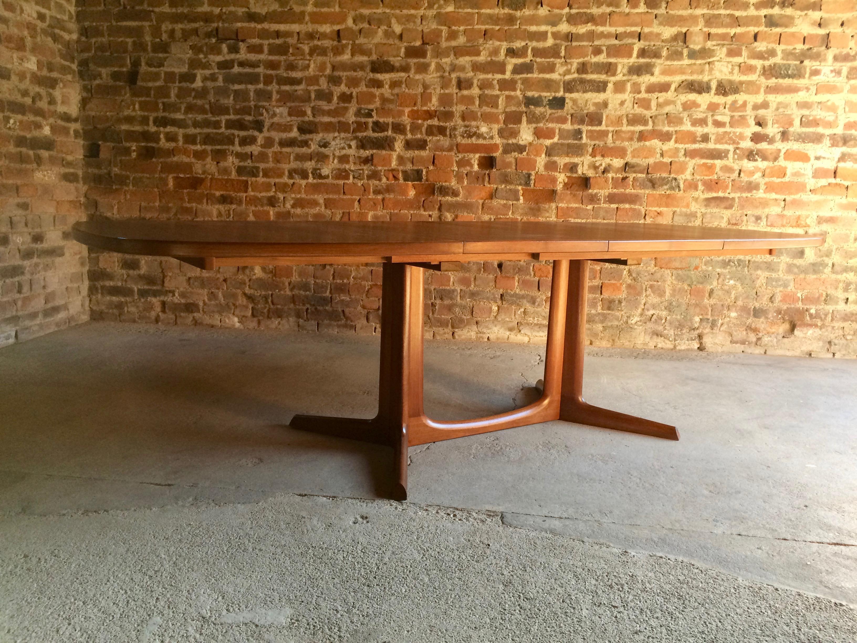 Danish Solid Teak Dining Table by Niels Otto Moller for Gudme Mobelfabrik, 1960s 3