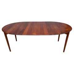 Danish Solid Teak Dining Table by Povl Dinesen