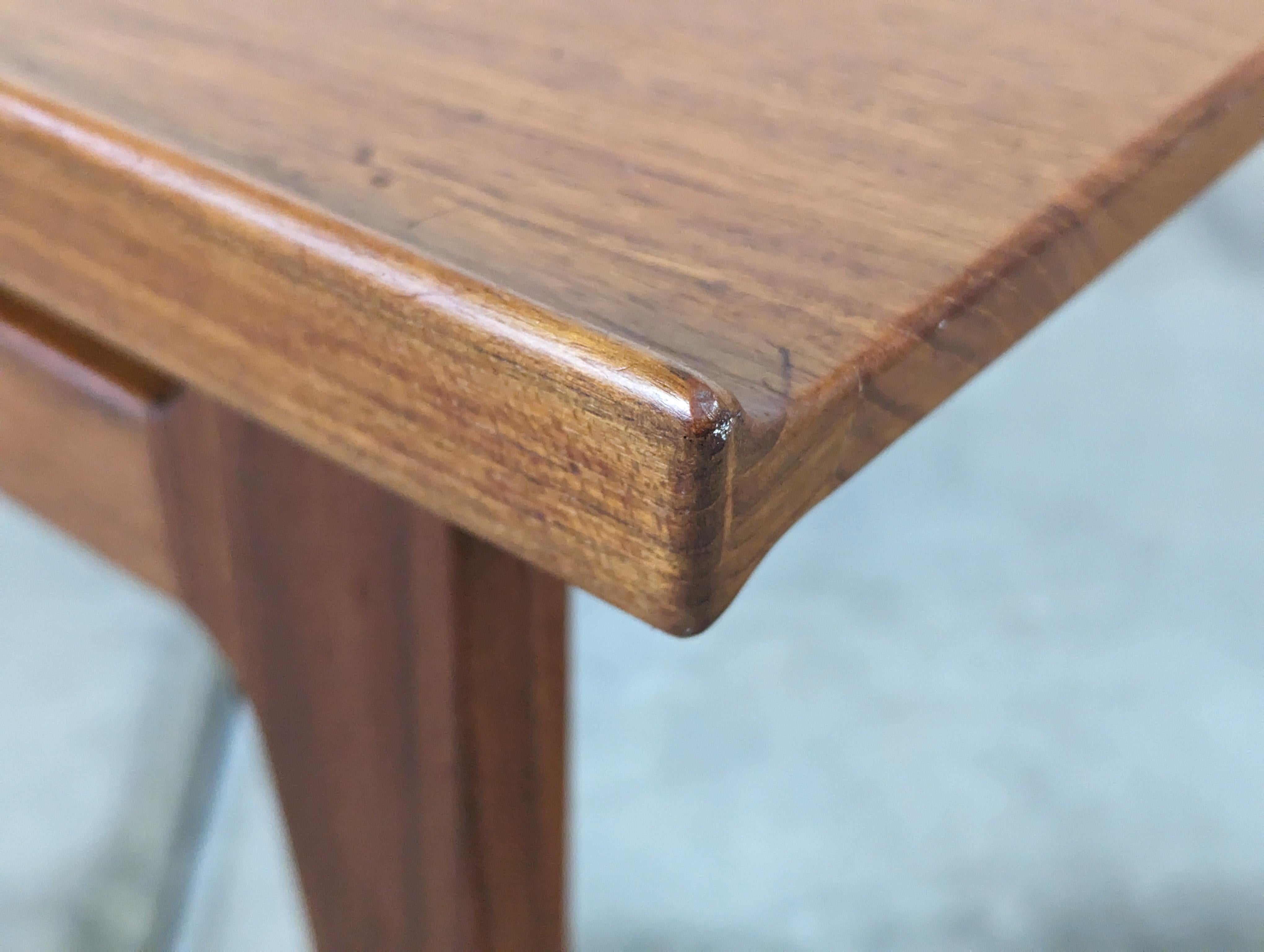 Danish Solid Teak Mid Century Coffee Table by Finn Juhl for France & Søn, c1950s In Good Condition For Sale In Chino Hills, CA