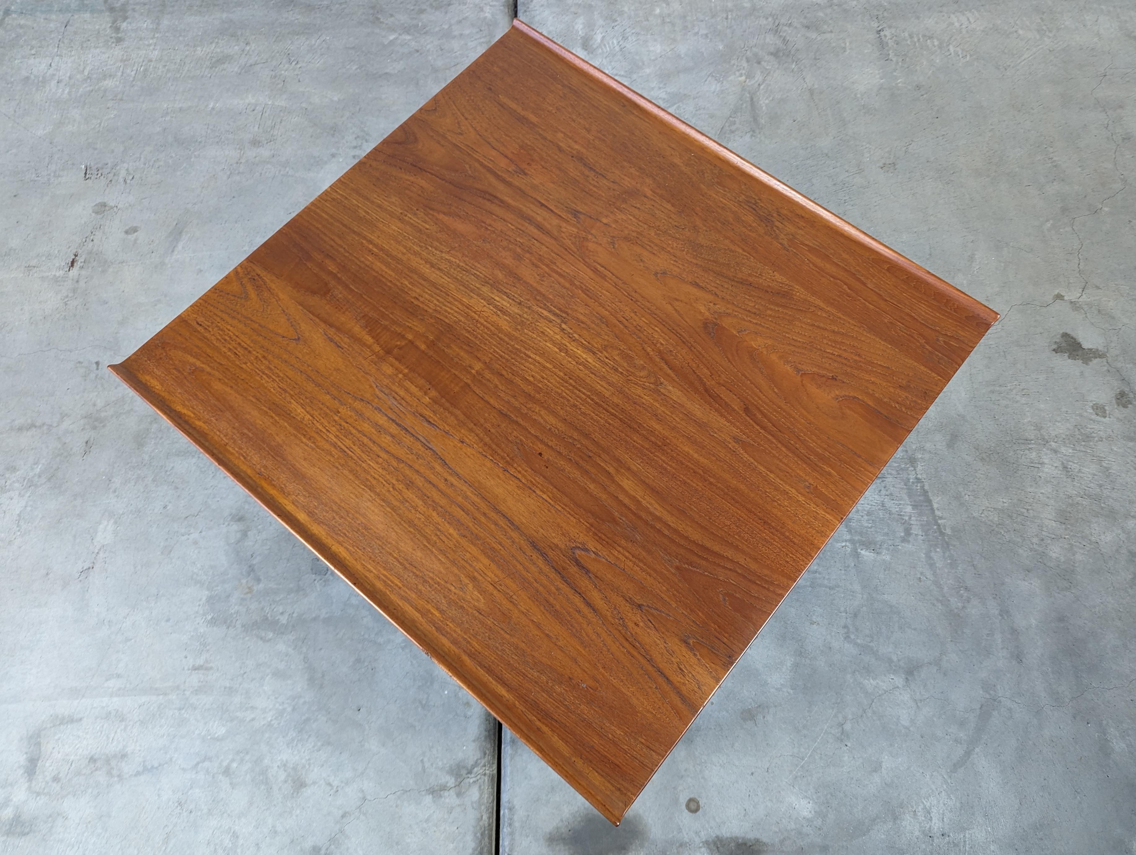 Mid-20th Century Danish Solid Teak Mid Century Coffee Table by Finn Juhl for France & Søn, c1950s For Sale