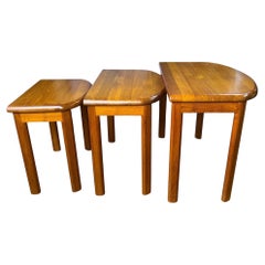Wood Nesting Tables and Stacking Tables