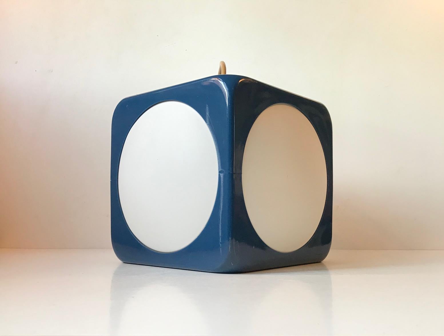 Late 20th Century Danish Space Age Dice Pendant Lamp by Hoyrup, 1970s