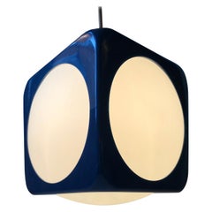 Lampe suspendue danoise Space Age Dice par Hoyrup:: 1970