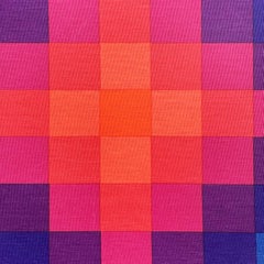 Danish Space Age Geometric Square Painting by Verner Panton, 1970s