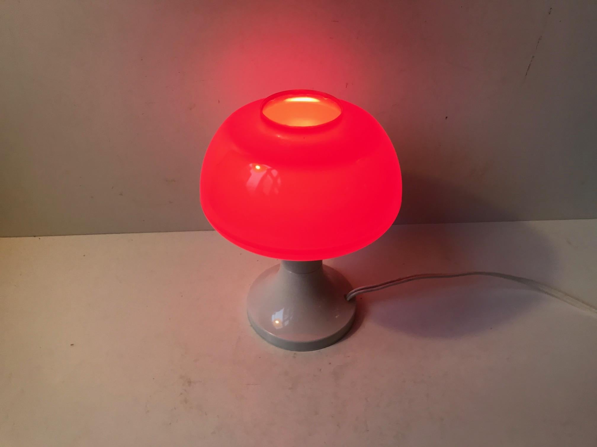 Late 20th Century Danish Space Age Table Light by A. Schrøder, 1970s