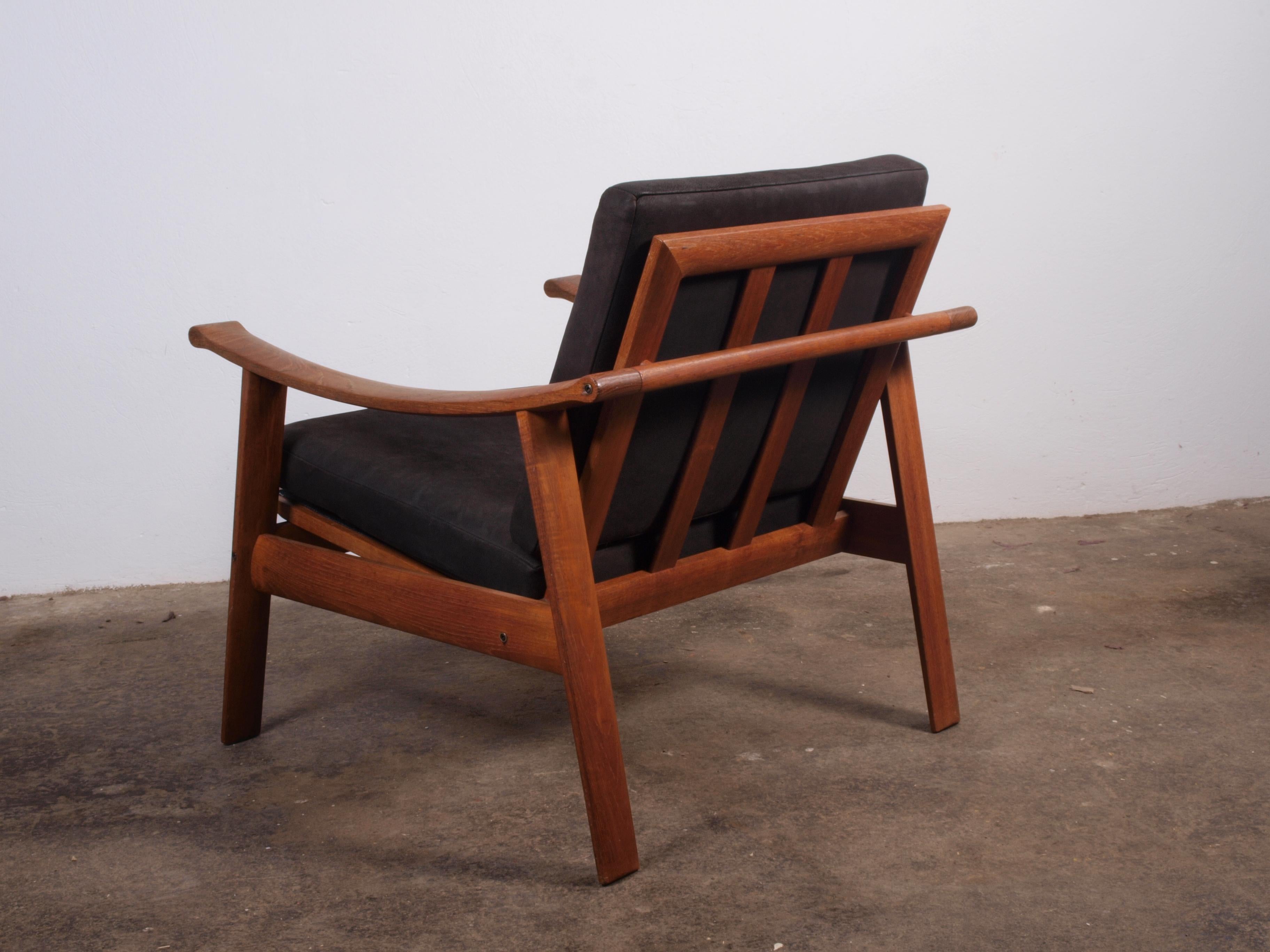 Danish Spade Chairs in Teak in the style of Finn Juhl, 1960s For Sale 6