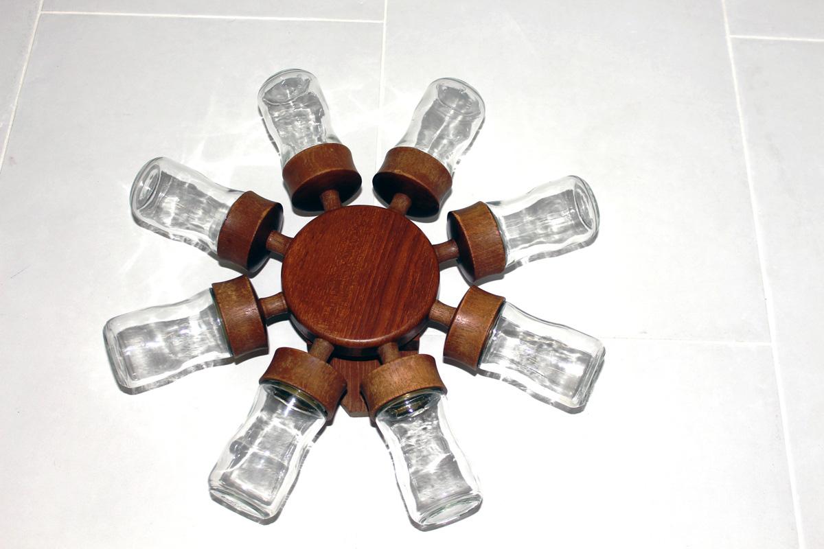 Mid-Century Modern Danish Spice Wheel from Digsmed, 1964 For Sale