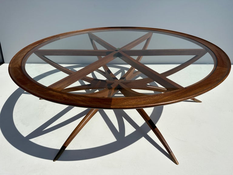 Danish Spider Leg Coffee Table For Sale at 1stDibs