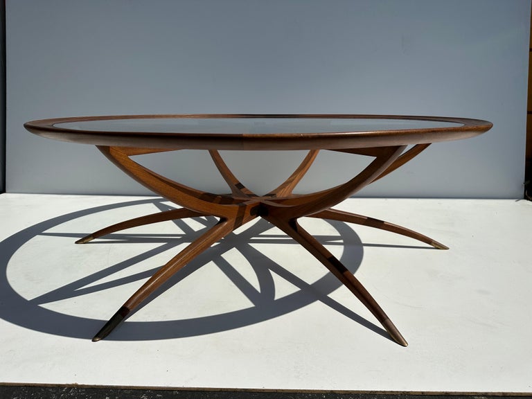 Danish Spider Leg Coffee Table For Sale at 1stDibs