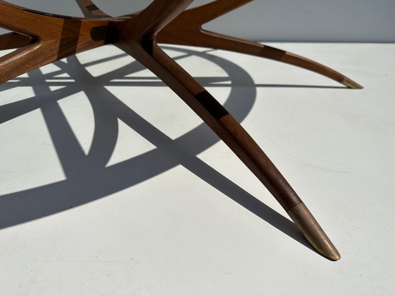 Danish Spider Leg Coffee Table For Sale at 1stDibs