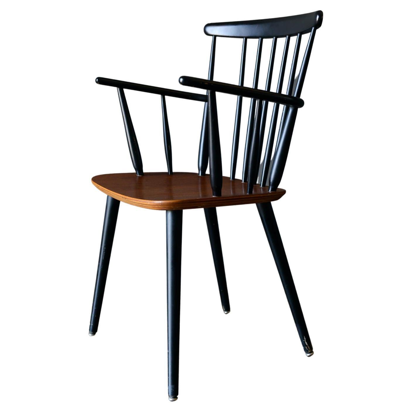 Danish Spindle Back Arm Chair by Thomas Harlev for Farstrup, 1960 For Sale