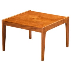 Dänischer quadratischer Couchtisch aus Teakholz