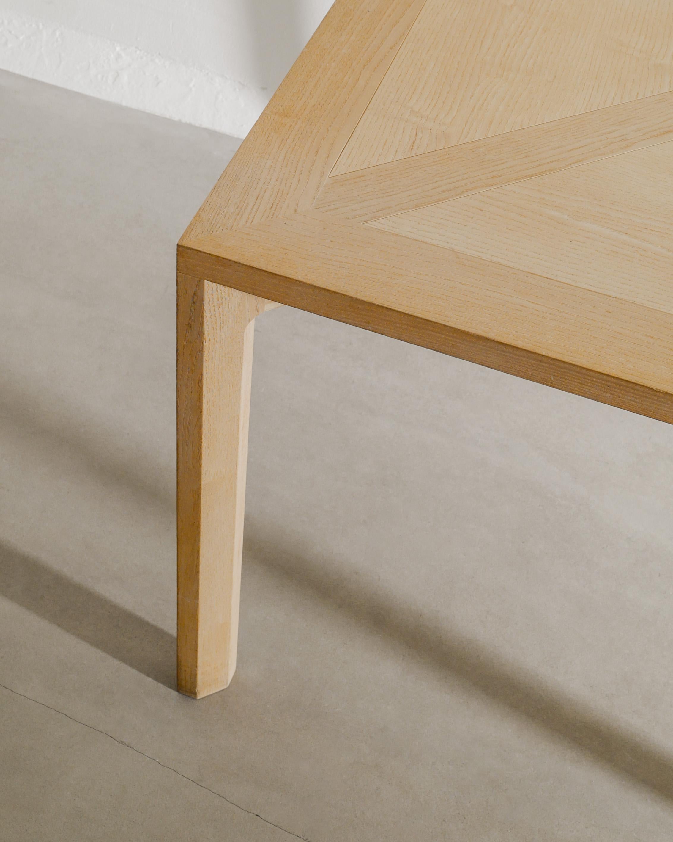 Tavolino da pranzo danese in legno di frassino squadrato di Poul Kjaerholm & PP Møbler 1999 In condizioni buone in vendita a Stockholm, SE