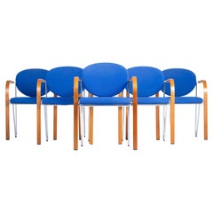 Danish Stacking Chairs from Four Design, 1980s, Set of 6