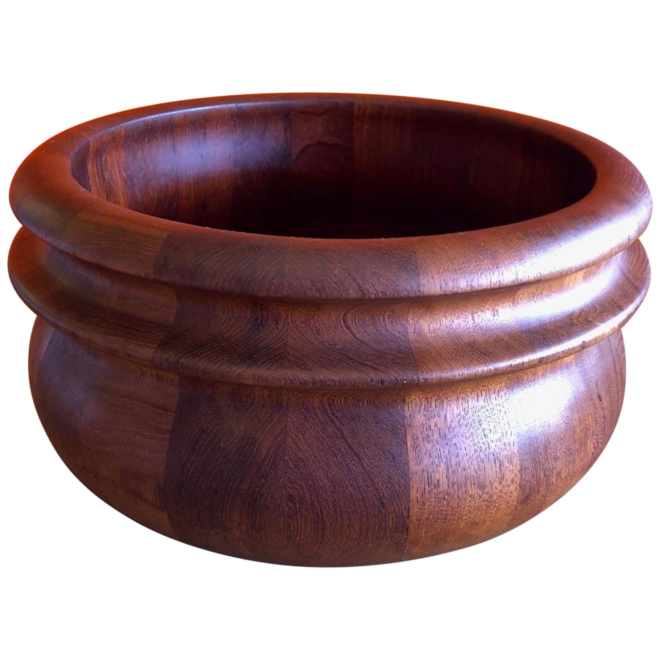 Danish Staved Teak Bowl