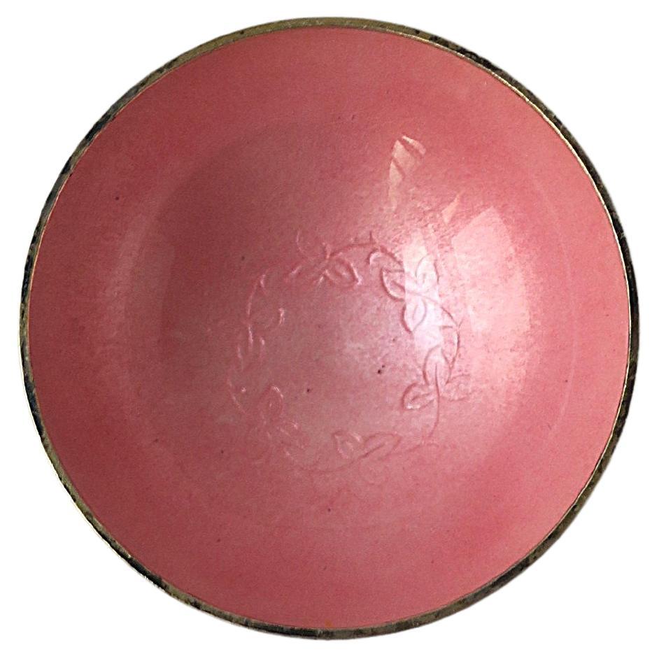 Danish Sterling Silver and Enamel Bowl, Small
