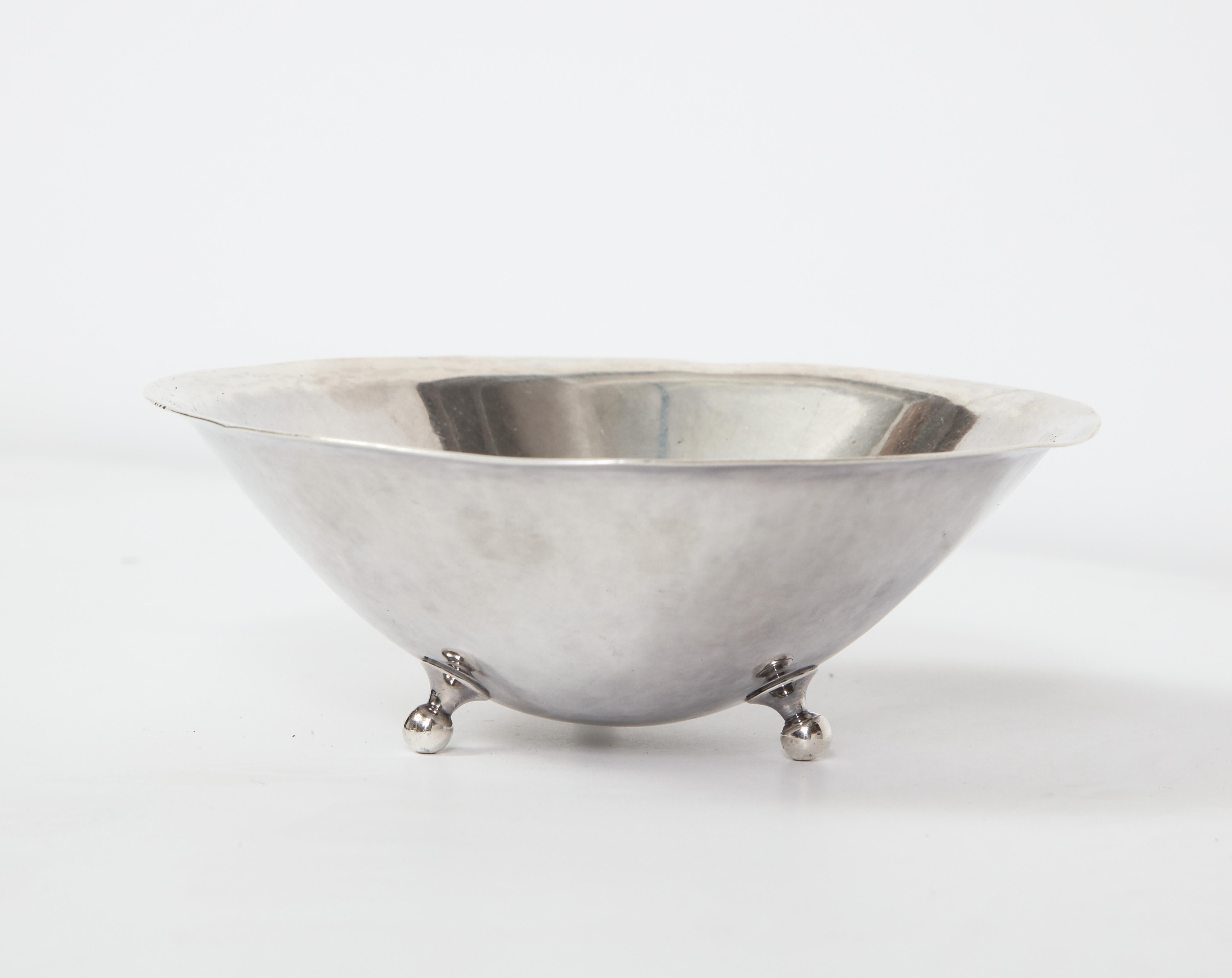Mid-20th Century Danish Sterling Silver Footed Dish, circa 1950