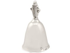 Danish Sterling Silver Table Bell by Georg Jensen, Vintage, '1970'