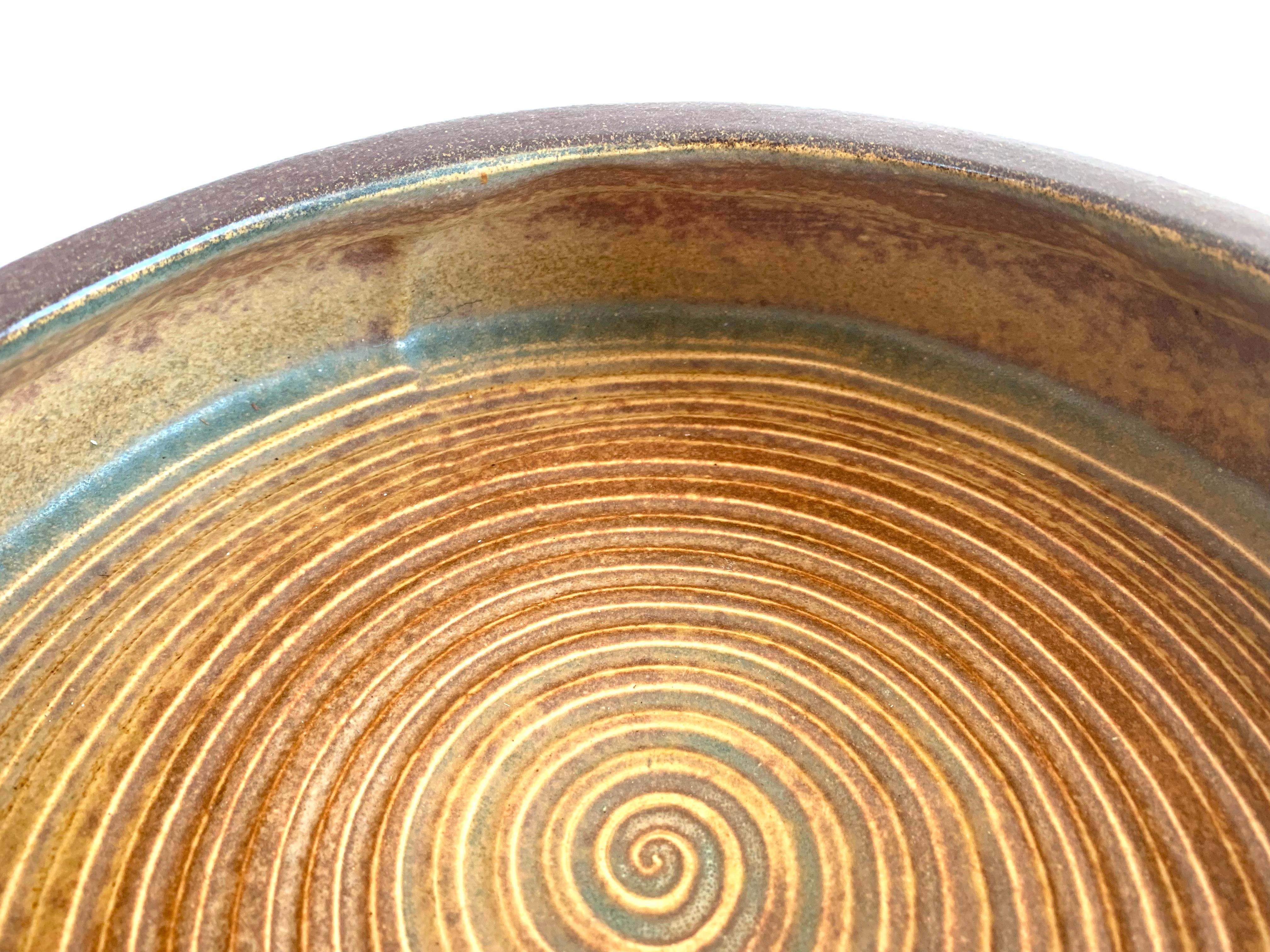 20th Century Danish Stoneware Bowl from Michael Andersen, 1960s For Sale