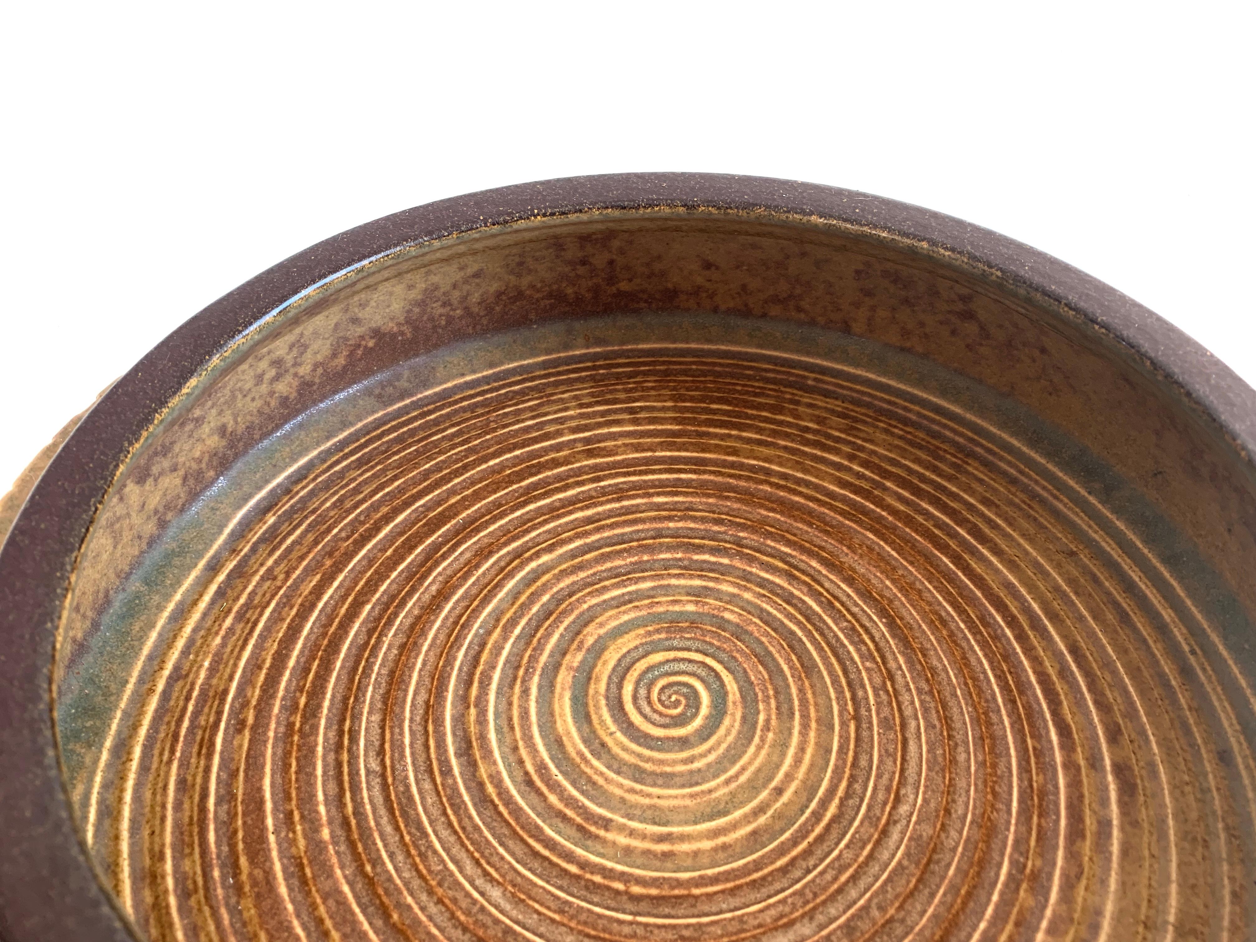 Ceramic Danish Stoneware Bowl from Michael Andersen, 1960s For Sale