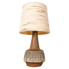 Danish Stoneware Table Lamp by Helge Bjufstrøm for Michael Andersen, 1960s