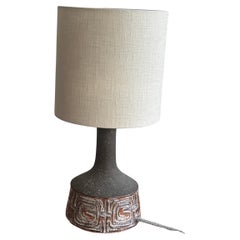 Lampada da tavolo in gres danese di Jette Helleroe per Axella Keramik, Danimarca, anni '60