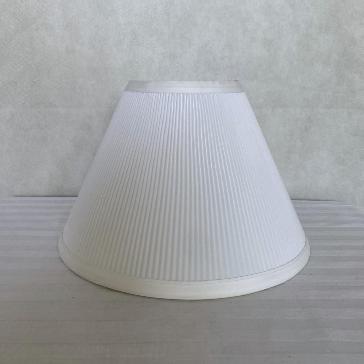 Danish Stoneware Table Lamp with Pleated Shade by Chris Haslev, Denmark, 1960s For Sale 8
