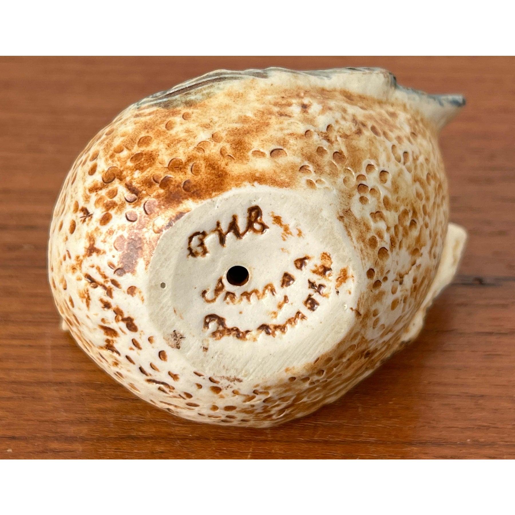 Figurine d'oiseau en Studio Pottery danois par Poul Hauch Carlsen, 1960s en vente 3