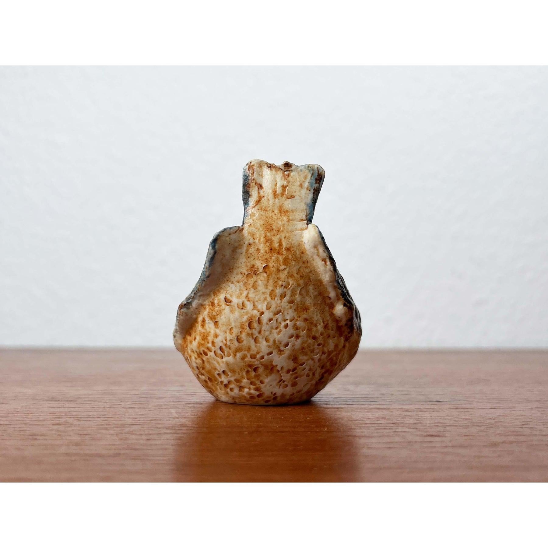 Figurine d'oiseau en Studio Pottery danois par Poul Hauch Carlsen, 1960s en vente 5