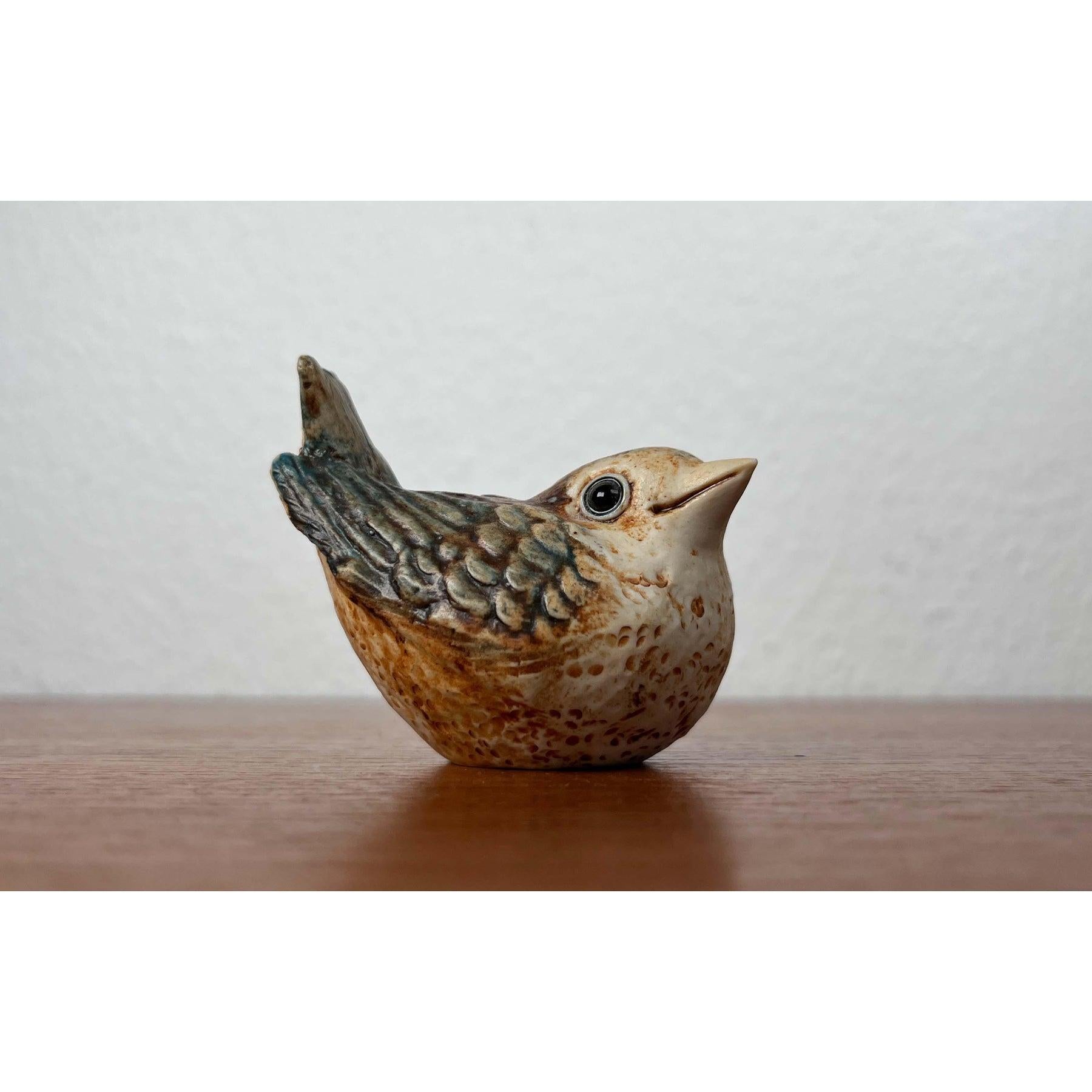 Figurine d'oiseau en Studio Pottery danois par Poul Hauch Carlsen, 1960s en vente 7