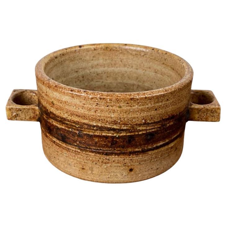 Cuenco danés de Studio Pottery de Tue Poulsen para Tue Keramik, años 60