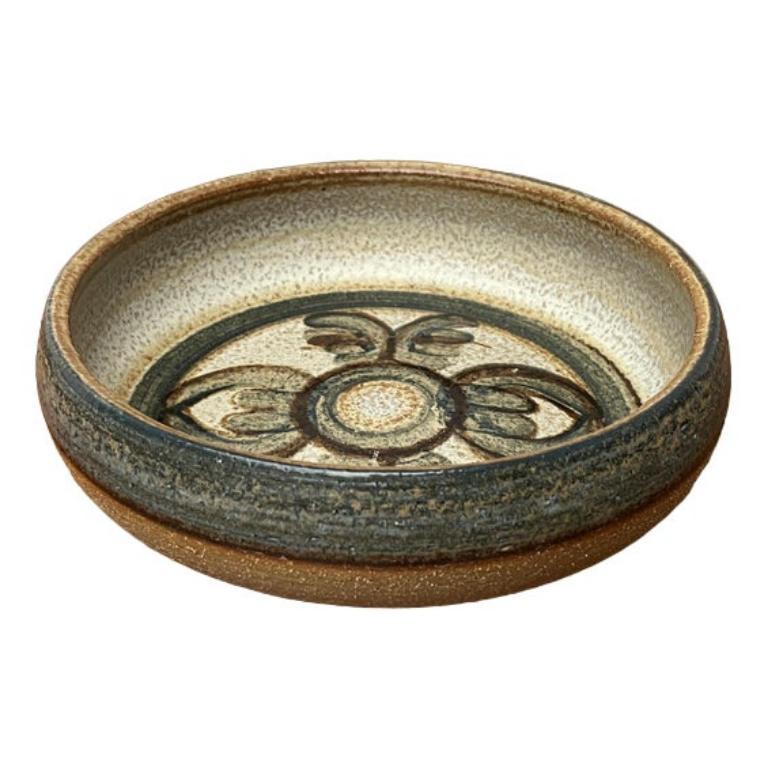 Dänische Studio Pottery Schale von Søholm, 1960er Jahre