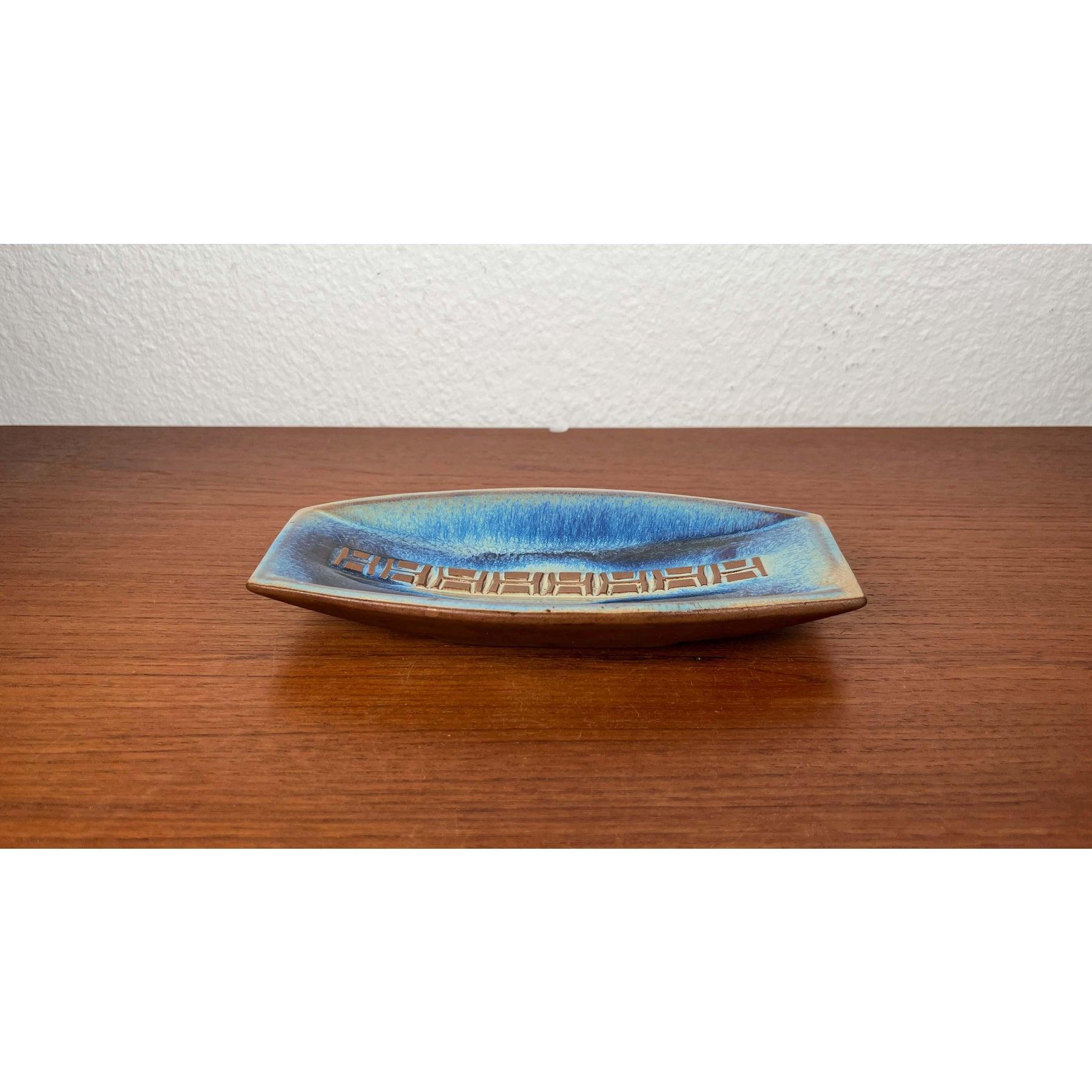 Assiette à bol en poterie du Studio A danois de Michael Andersen, années 1960 en vente 3