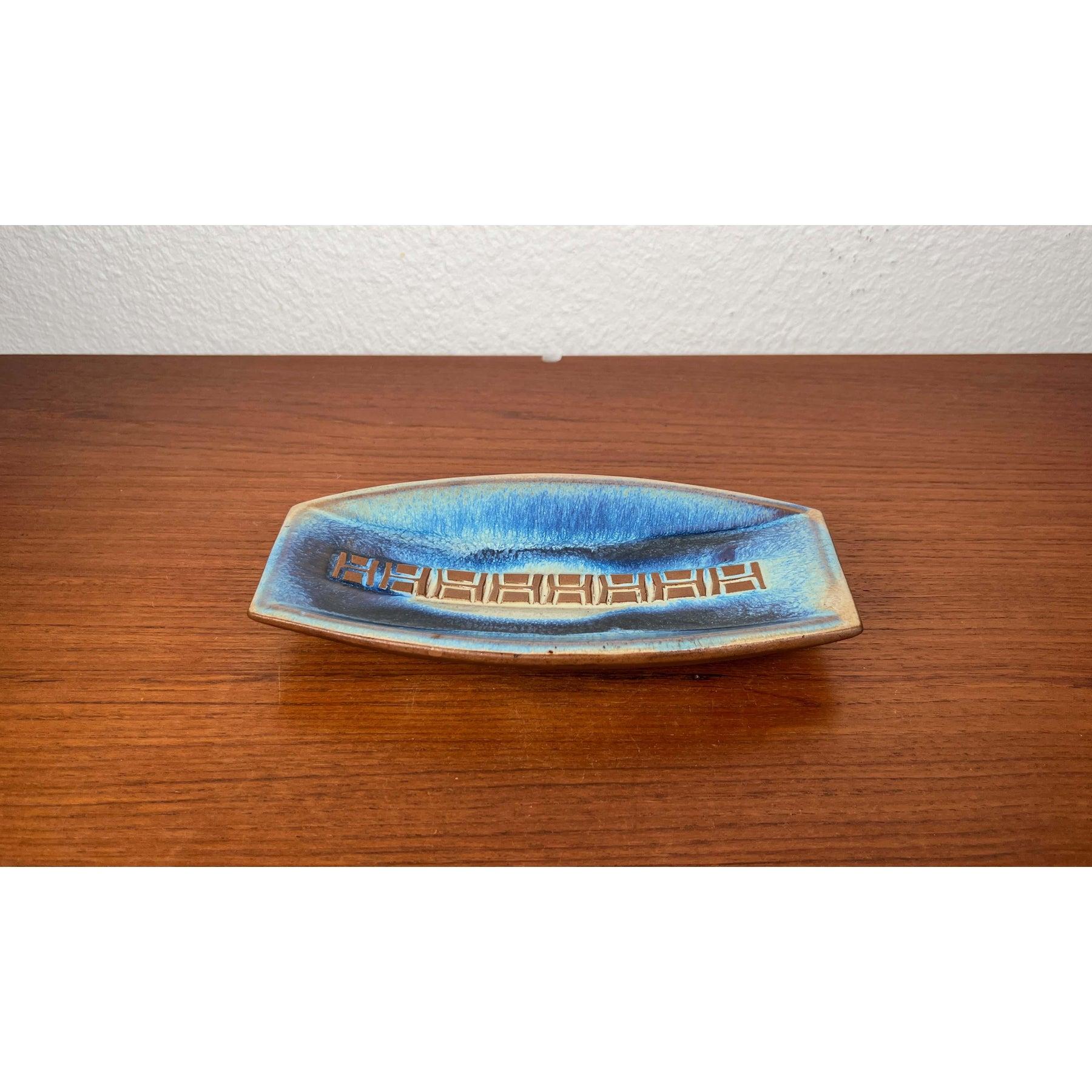 Assiette à bol en poterie du Studio A danois de Michael Andersen, années 1960 en vente 5