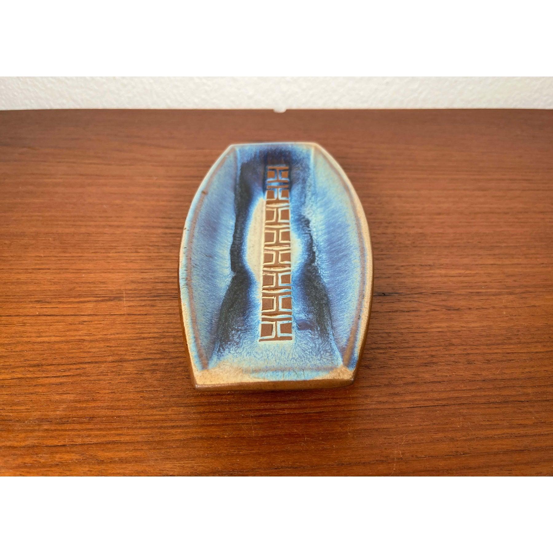 Assiette à bol en poterie du Studio A danois de Michael Andersen, années 1960 en vente 8