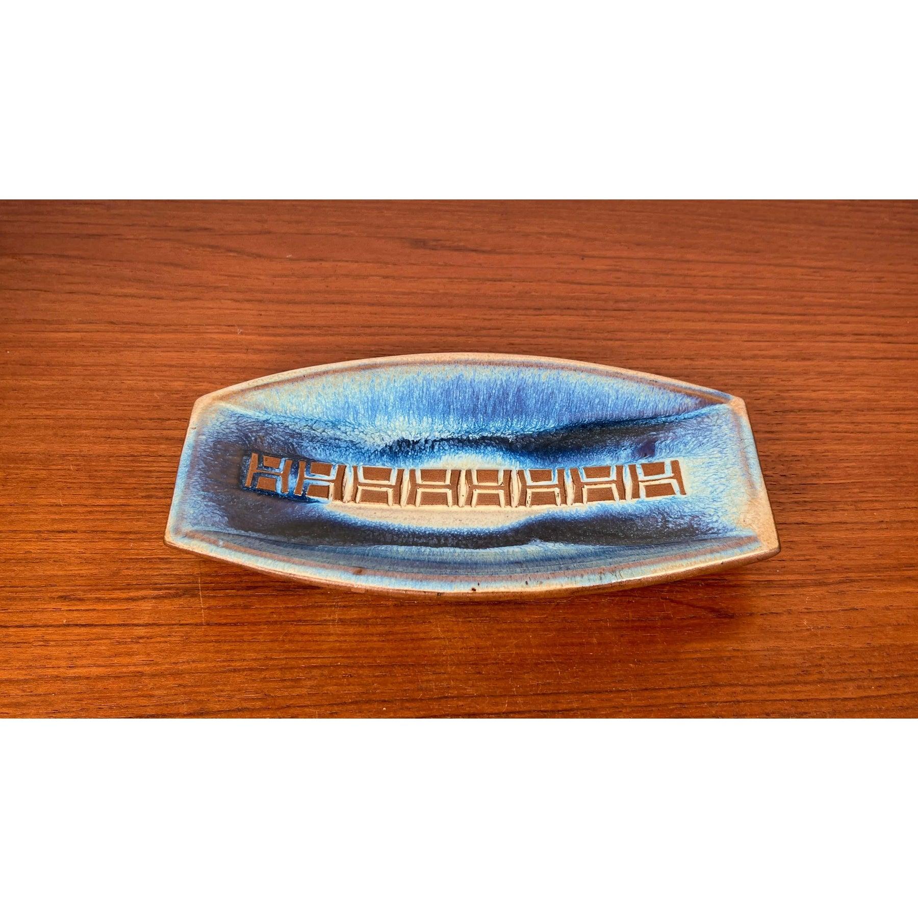 Mid-Century Modern Assiette à bol en poterie du Studio A danois de Michael Andersen, années 1960 en vente