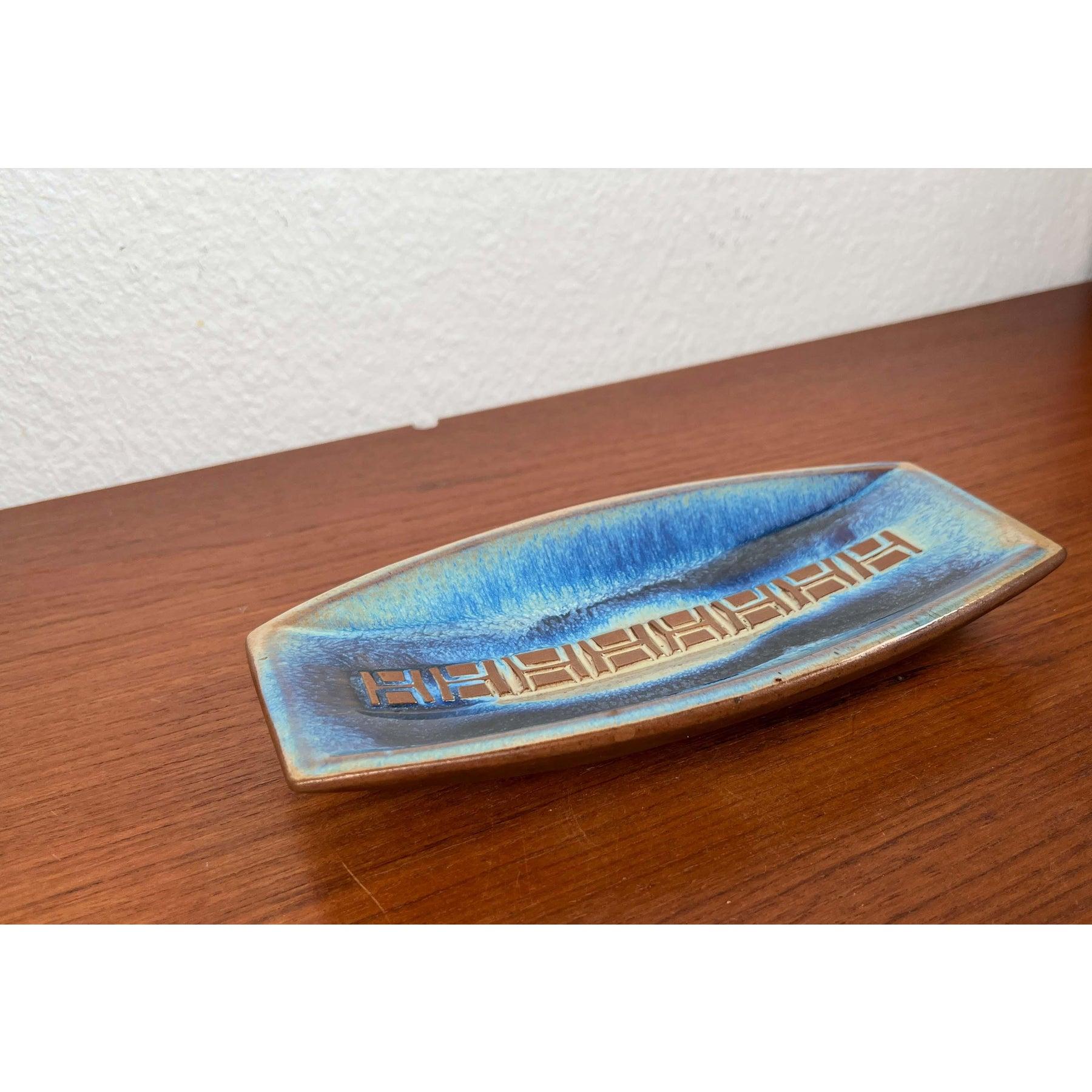 Danois Assiette à bol en poterie du Studio A danois de Michael Andersen, années 1960 en vente