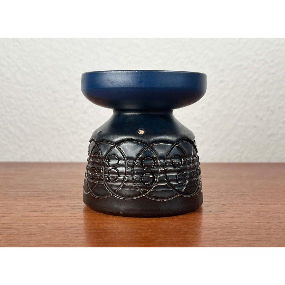 Portavelas danés de cerámica Studio Pottery de Birte Vedel Howard, años 60 en venta 3