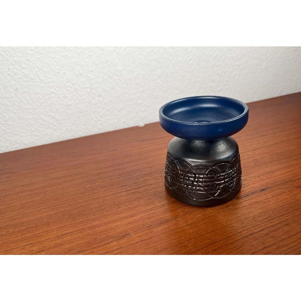Portavelas danés de cerámica Studio Pottery de Birte Vedel Howard, años 60 en Bueno estado para la venta en Hamburg, DE