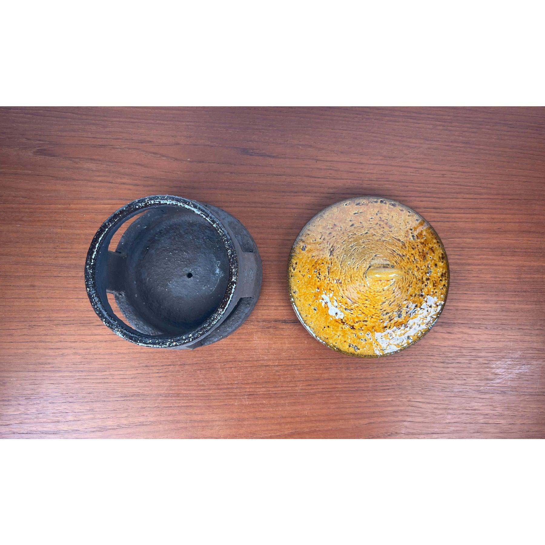 Farol portavelas danés de Studio Pottery de Hegnetslund Keramik, años 60 Danés en venta
