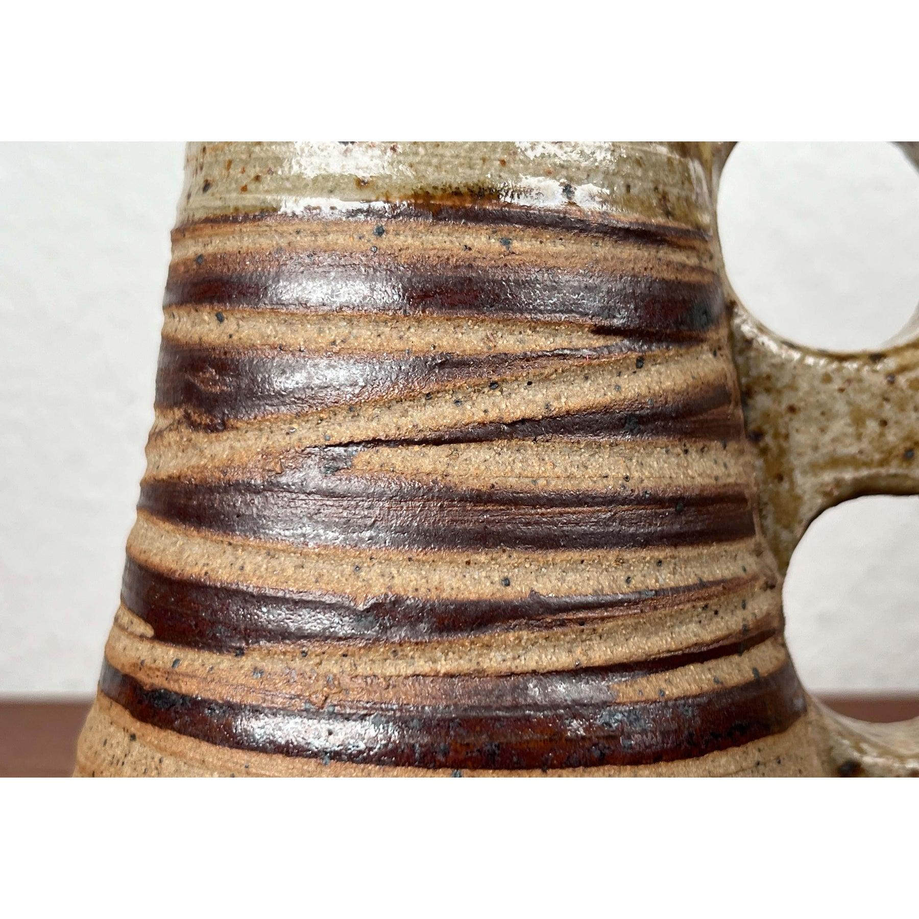 Jarra danesa de Studio Pottery de Tue Poulsen para Tue Keramik, años 60 en venta 5