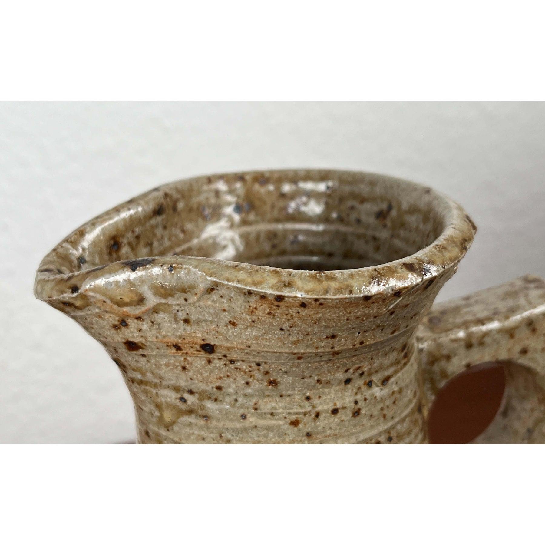 Jarra danesa de Studio Pottery de Tue Poulsen para Tue Keramik, años 60 Moderno de mediados de siglo en venta